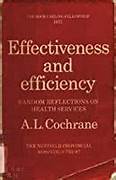 Cover of Effectiveness and Efficiency: Random Reflections on Health Services, Cochrane's influential 1972 book