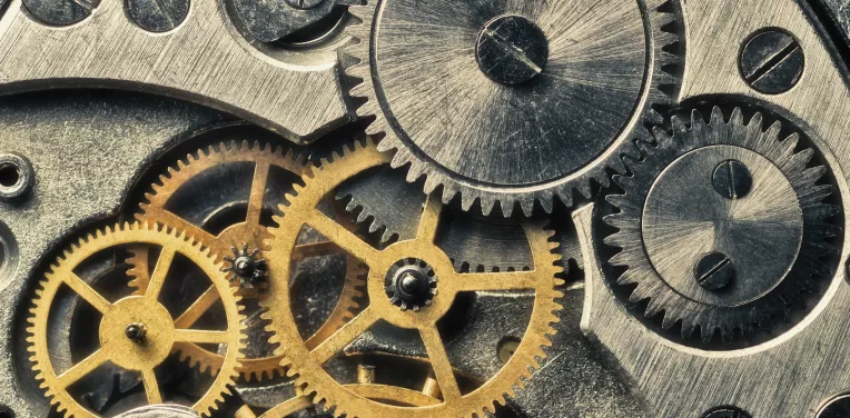 Clockwork gears wheels