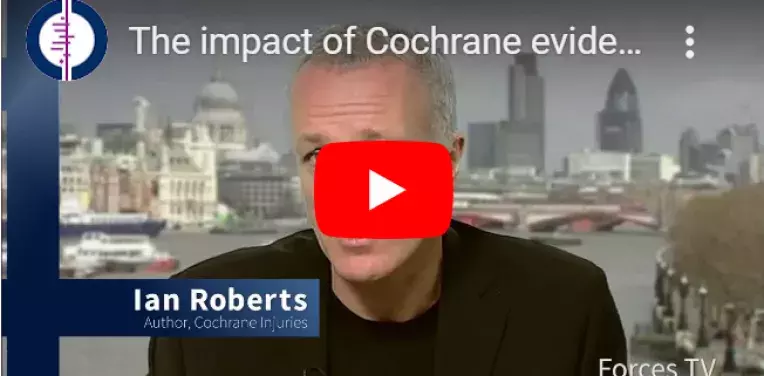 Ian Roberts discusses the impact of tranexamic acid research on Forces TV