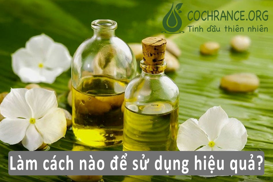 Cách sử dụng tinh dầu hoa nhài hiệu quả